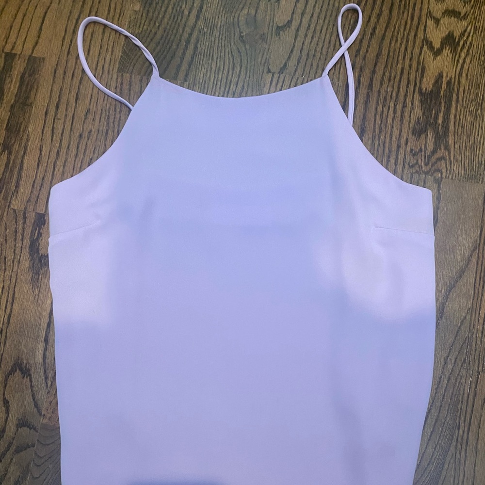 Amanda uprichard synthetic Abbie tank in lavender